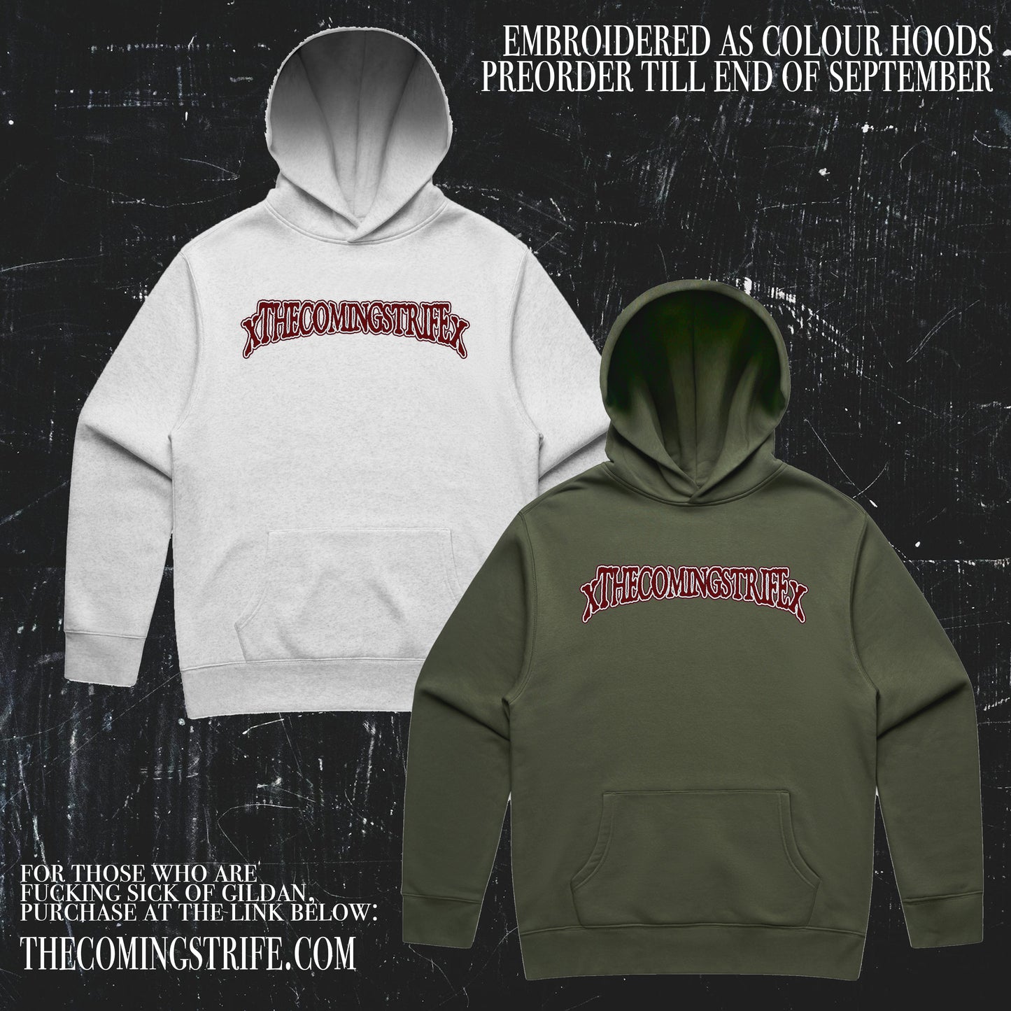 Embroidered TCS Hoods